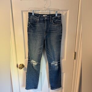 Good American Good Legs Ankle High Rise Jeans